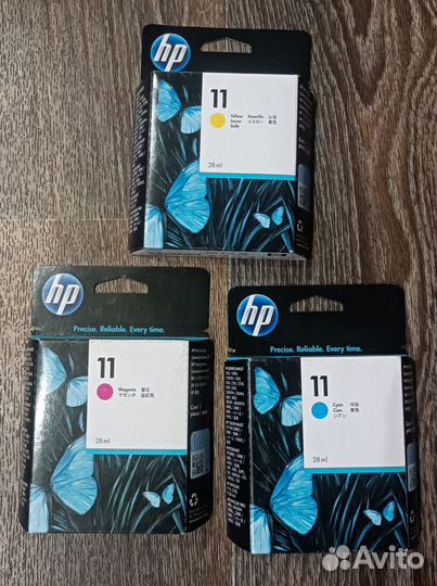 Комплект ориг.картриджей HP №11