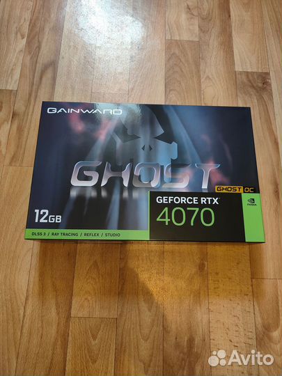 Gainward RTX 4070 Ghost OC (на гарантии)
