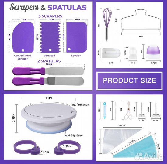Тортовница, Набор для кондитера