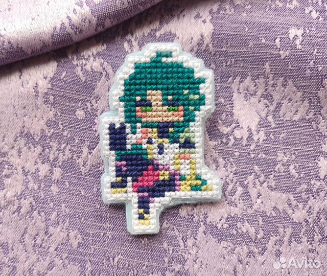 Вышивки броши genshin impact