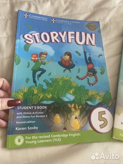 Учебник Storyfun stud book 5 и раб тетради