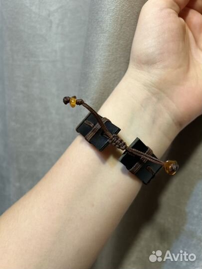 Браслет янтарь дракон