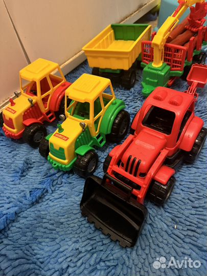 Трактора + контейнеровоз пакетом Полесье