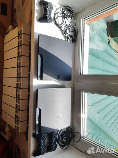 PS3 slim (2 штуки)