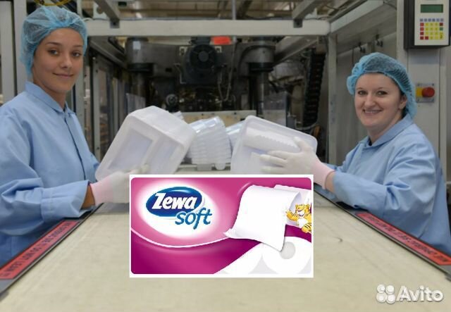 Укладчик-упаковщик на производство салфеток. Вахта