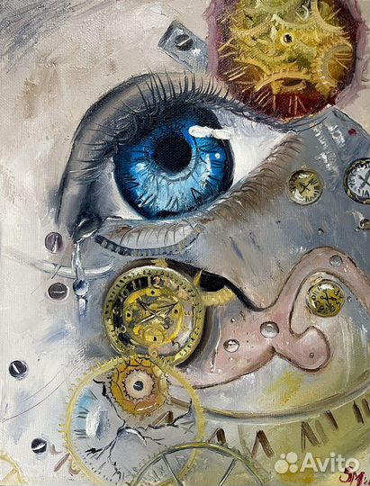 Картина масло/ холст « Steampunk”