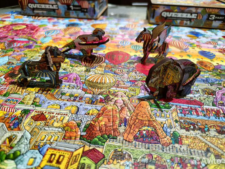 Деревянный пазл Каппадокия unidragon