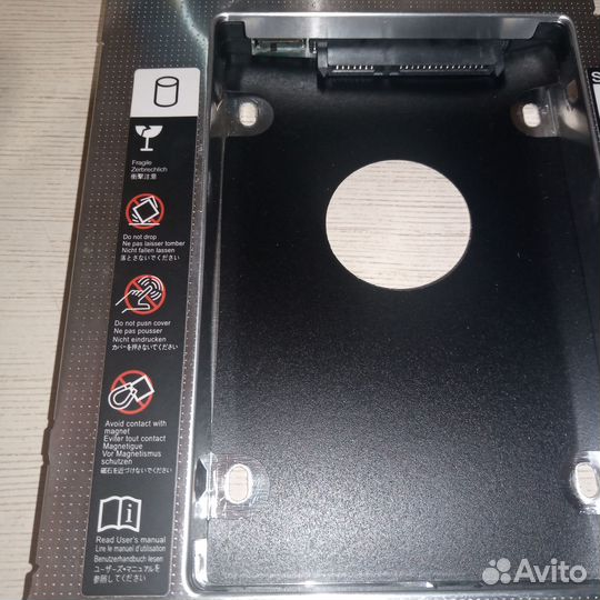 Адаптер для HDD/SSD в отсек привода ноутбука