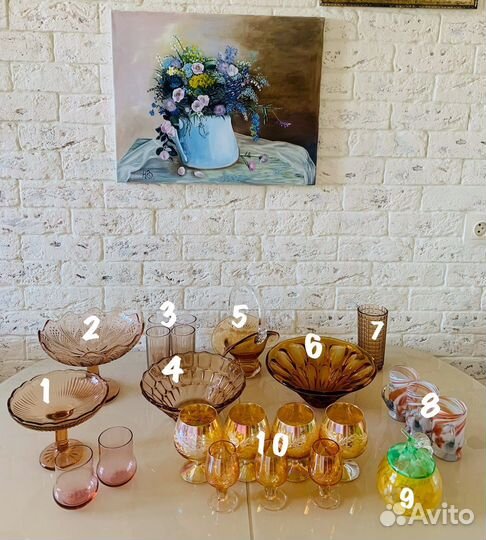 Карамельное стекло СССР