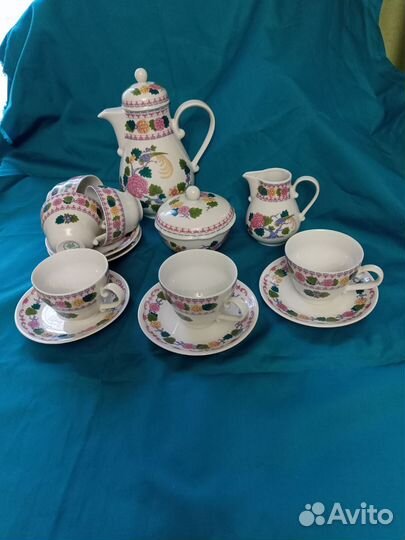 Сервиз кофейный японский фарфор 70 годов