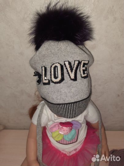 Шапочки зима, 48-50 размер