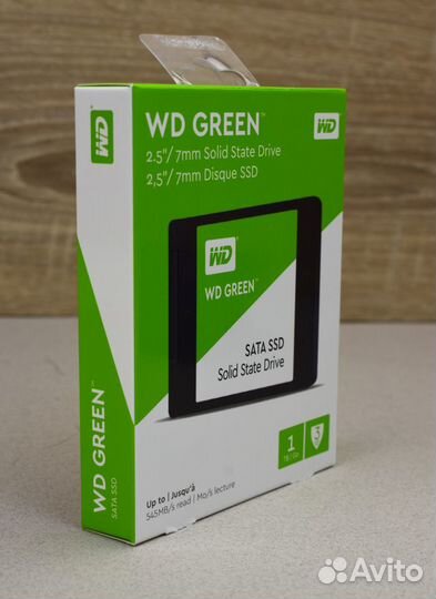 Ссд диск 1 тб WD green 2,5