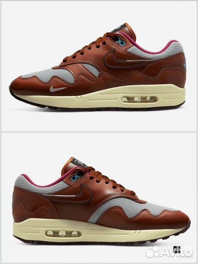 Кроссовки Nike Air Max 1 Patta Dark Russet 9.5 us