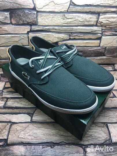 Кеды топсайдеры мокасины мужские lacoste 41-45