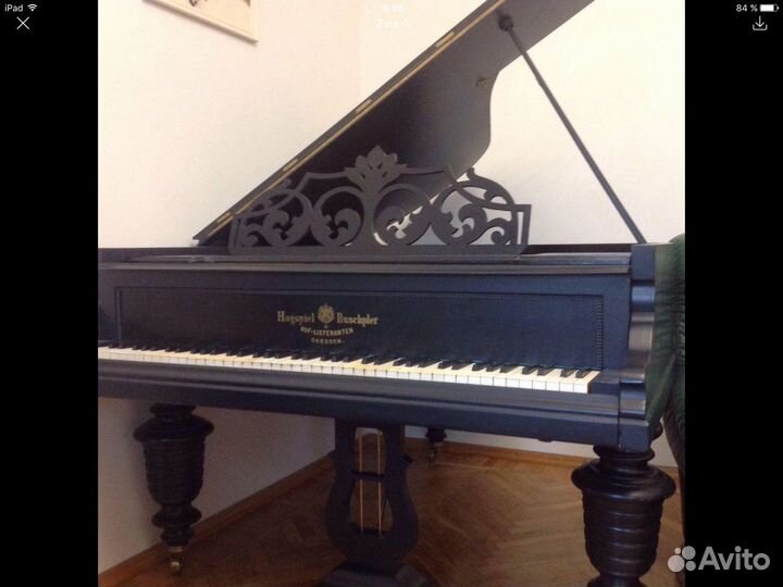 Рояль кабинетный антикварный