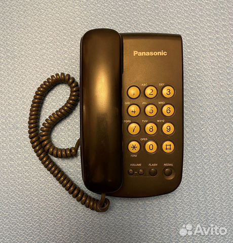 Телефон проводной Panasonic KX-TS5MX-B (черный)