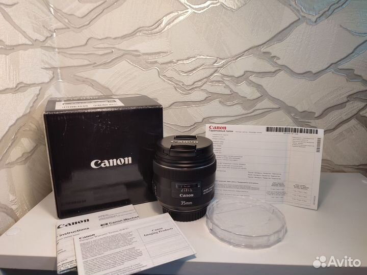 Объектив Canon EF 35mm f/2 IS USM