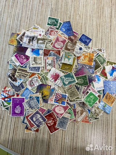 Марки разных стран мира 300 штук