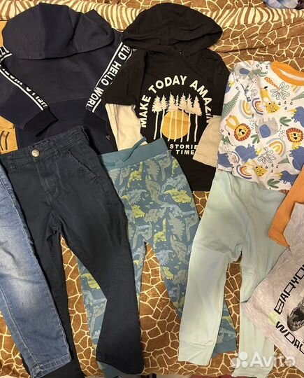 Детские вещи пакетом на мальчика 98