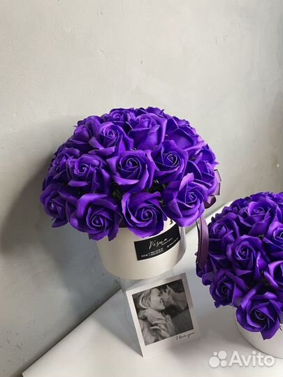 Розы в коробке