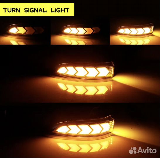 Повторитель поворота в зеркало toyota aqua