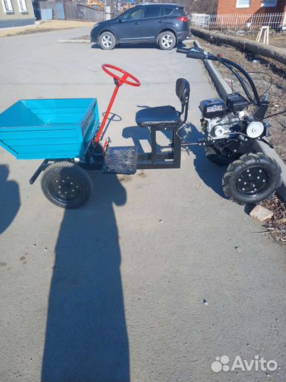 Мотоблок каскад с передним адаптором