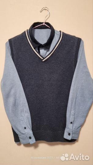 Рубашка жилетка школьная