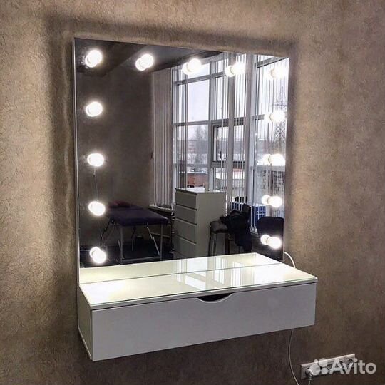 Зеркало гримерное / гримерка навесная