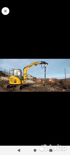 Услуги миниэкскаватора