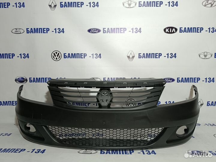 Бампер передний renault logan 1 фаза 2