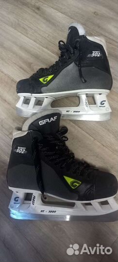 Коньки хоккейные профессиональные