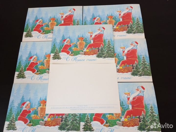 Открытки Зарубина, чистые