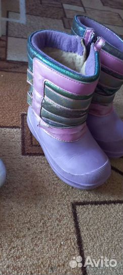 Сапоги дутики детские
