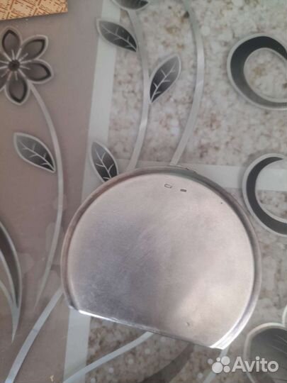 Серебряная пудреница.875 пробы