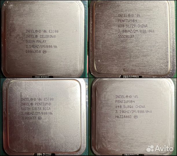 Процессоры LGA775 от