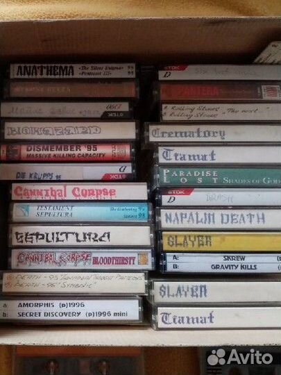 Аудио кассеты рок метал