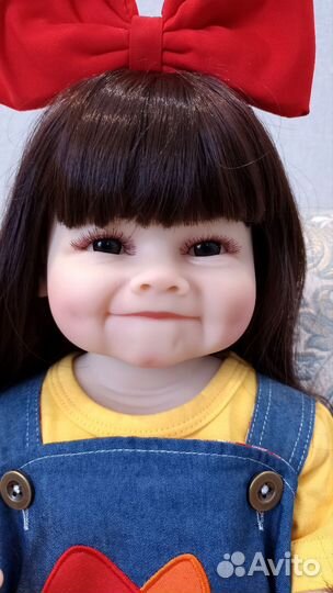 Кукла Реборн полностью силиконовая девочка