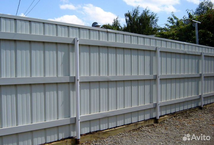 Забор из профнастила 