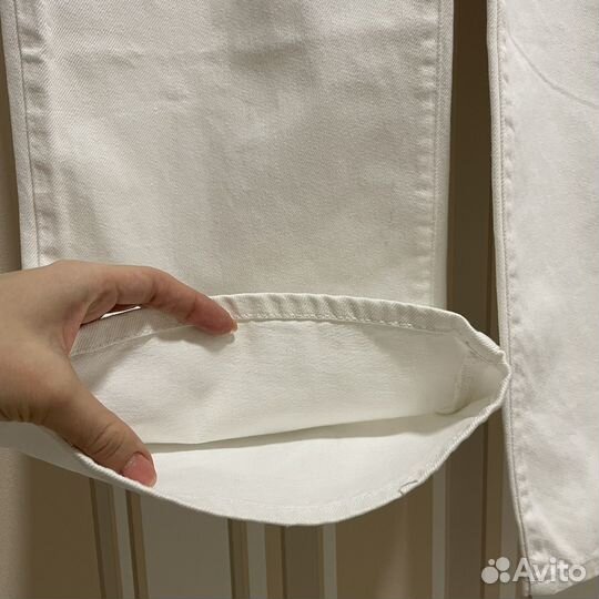 Джинсы женские Lime relaxed fit 44 S белые хлопок