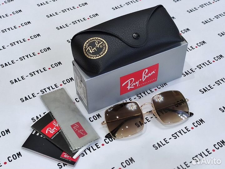 Оригинальные очки Ray Ban Square Classic, квадраты