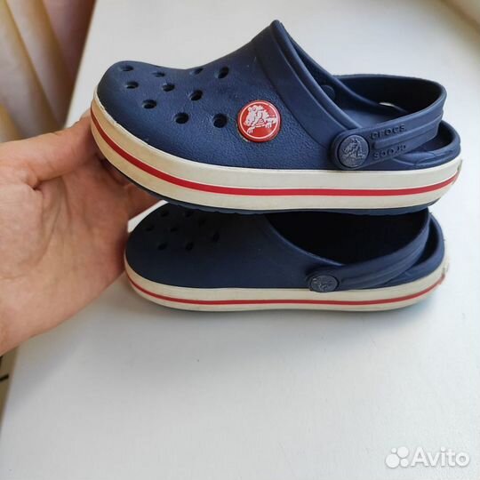 Сабо crocs c8 синие