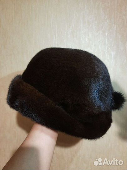 Шапка норковая женская