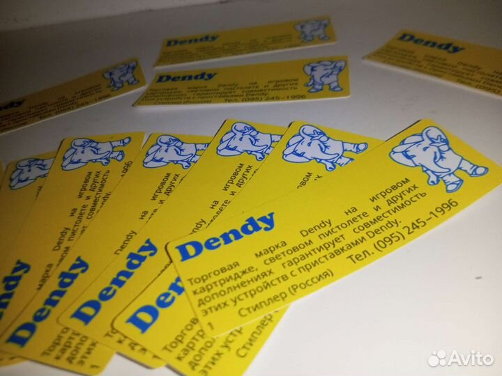 Реплика наклейки Dendy Stepleer со слоном