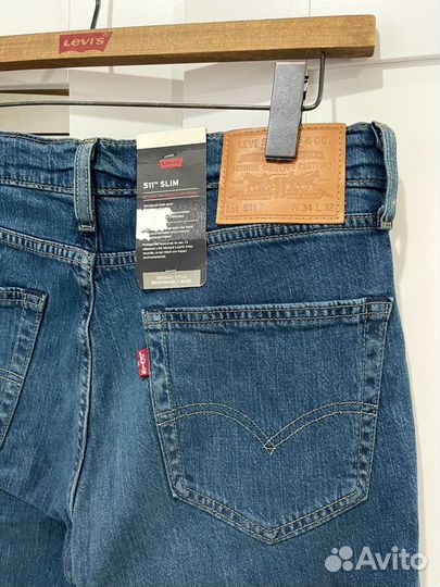 Летние Джинсы Levis 511 Premium