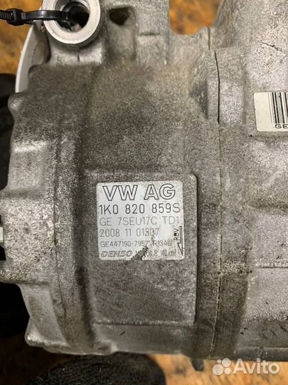 Компрессор кондиционера Audi CAX 1.4 turbo