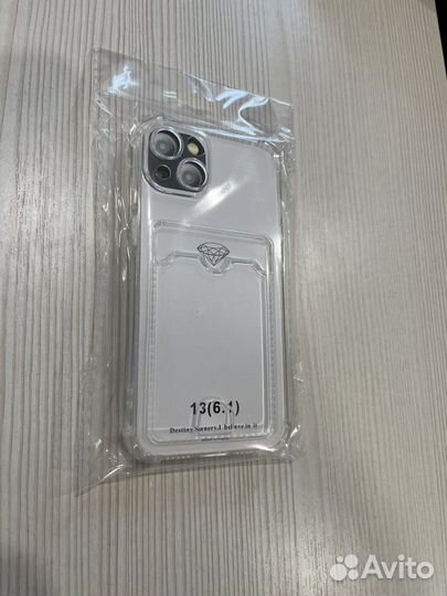 Чехол на айфон 13 с защитой камеры
