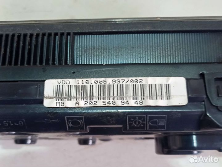 Приборная панель mercedes w202 (a2025409448)