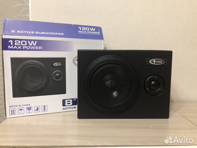 Активный сабвуфер под сиденье