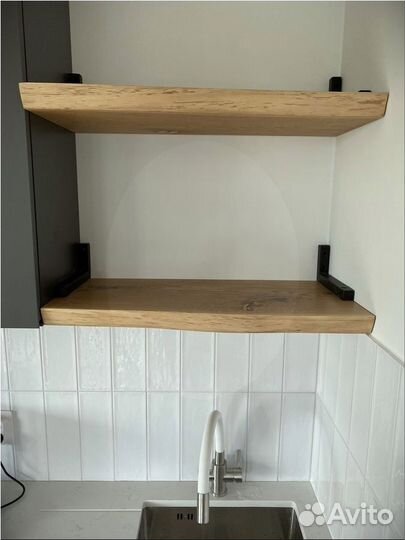 Полочка из слэба дуба