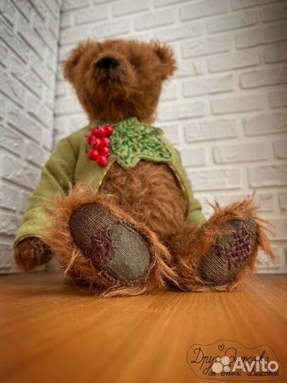 Мистер Смородинка (мишка в стиле Тедди)